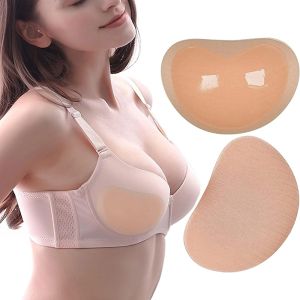 Extra Thick BRA Padding Nubra Bikini Swimsuit Push Up Cup Adhesive Bra Pad Nubra Enhancer Pads 现货超厚魔术胸垫自粘胸贴隆胸罩文胸罩杯矽膠