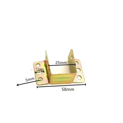 Bộ 2 pát chữ U kim loại dùng để lắp giường
