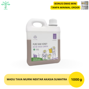 Madu Murni Asli Tava 1000g Nektar Akasia Sumatra 100% Pure Raw Honey Original