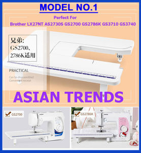 Original Expansion Table For Brother Multi-function Household Sewing Machine AS1430S JS1410 JA1450NT JV1400 AS1450 L14 JA001 JA002 AS2730S GS2700 GS2786K GS3710 GS3740 LX27NT GS2500