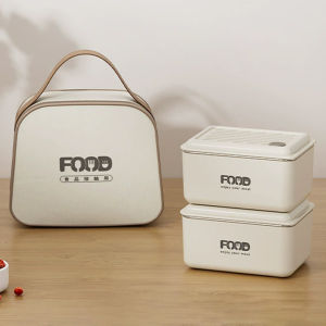 เก็บความร้อน ปิ่นโต ไฟฟ้า กล่องอาหาร พกพา กล่องข้าว สแตนเลส 304 กล่องอาหาร ปลอดภัย保鲜盒保温便携饭盒