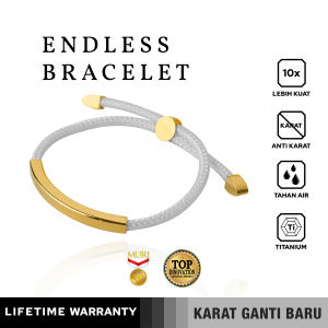 Emrys Premium Bracelet ENDLESS Titanium Gelang Anti Karat Pria Wanita