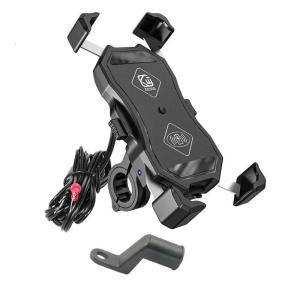 QC3.0มอเตอร์ไซด์แบบไร้สายติดตั้งบนรถจักรยานยนต์15W 12V ที่ติดตั้ง USB บนสำหรับรถยนต์ไฟฟ้ากันน้ำ