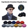 D & D Fashion Bowler Hat / Topi Fedora Bowler Chaplin Dewasa New Edition. 
