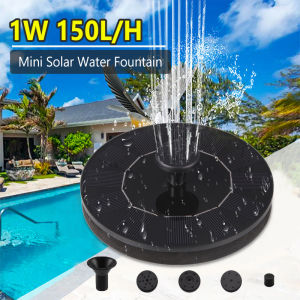 Dcawin Mini Solar Water Fountain Pump Solar Floating Water Fountain outdoor for garden park Pool Pond Decoration Solar Fountain Pump