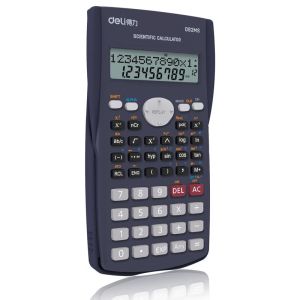 Deli 240F Scientific Calculator LCD 12-Digit Large Display Desktop Calculator D82MS