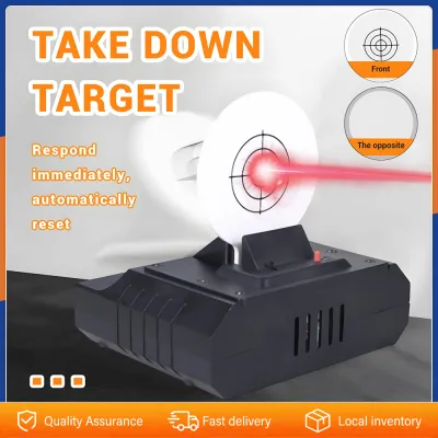 Hit It Hear It - Laser Shooting Target with Instant Ding Sound Feedback for Dry Fire Training Practice at Home