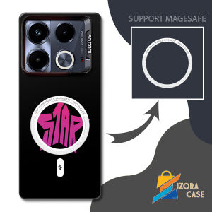 IZORA CASE - Softcase So Cool Support Magesafe Infinix Note 40S Terbaru 2025 Casing Fusion Case Motif Kulit - Softcase Note 40 Pro Cantik Silikon TPU Pro Camera Soft Case Infinix Magnet Kondom HP Note 40 - Case Terbaru Bisa COD Bayar Ditempat