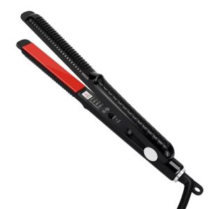 Pelurus rambut Catokan Rambut 2 in 1 Pelurus dan Curly atok sisir listrik Catok Keriting Lurus Profesional Hair Straightener Temperatur Suhu Pengkeriting Pelurus Hair Straightener