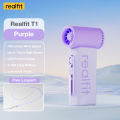 Realfit T1 Handheld Fan Mini Portable Jet Fan Rechargeable 3500mAh Battery USB 199 Strong Wind Suitable for Summer Outdoor Camping Travel. 