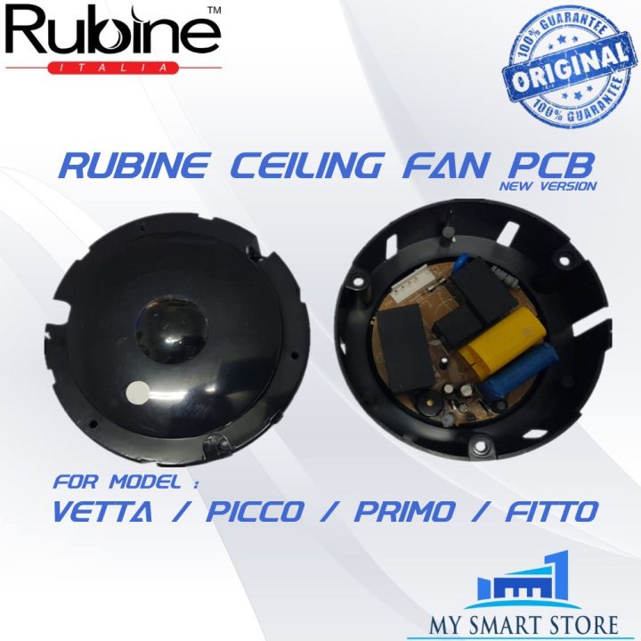 RUBINE CEILING FAN PCB BOARD RECEIVER AND REMOTE{100%ORIGINAL}VETTA ...