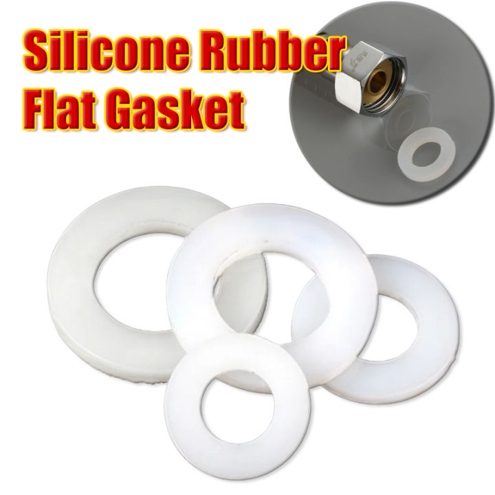 New Silicon Rubber Flat Gasket O-Ring Seal Washer Ring Plumbing Faucet ...