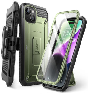 SUPCASE Unicorn Beetle Pro Case for iPhone 15 6.1inch case (2023 Release) with Built-in Screen Protector & Kickstand & Belt-Clip Heavy Duty Rugged Case