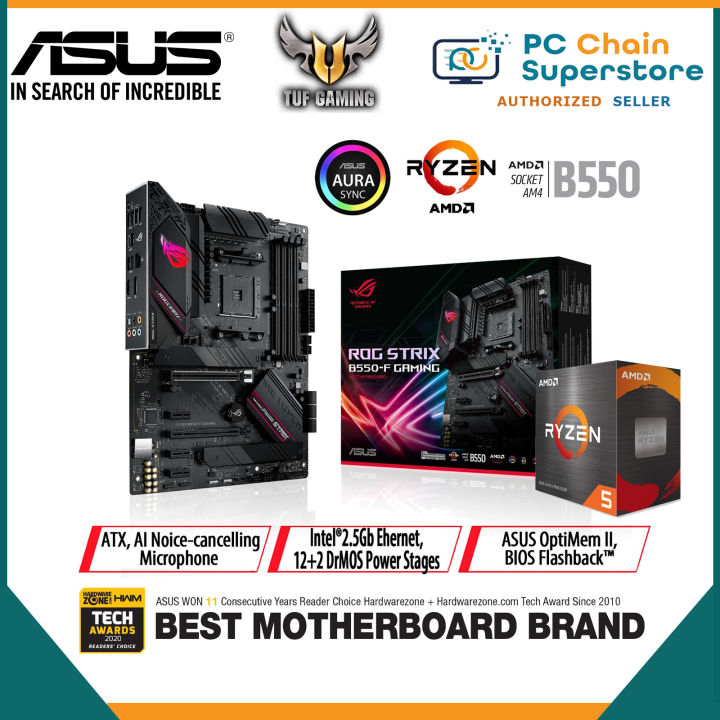 AMD Ryzen 5600X + ROG B550-I + 32GBメモリ ROG STRIX B550-I GAMING |
