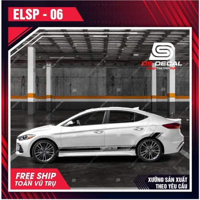 TOP 9 mẫu tem Hyunndai Elantra HOT ƞhất 2022 tem sườn dán xe ô tô Decal dán sườn ô tô DS Decal