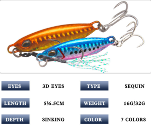 BISA COD UMPAN IKAN MINNOW/UMPAN JIG/UMPAN VIB/16g dengan panjang 5 cm