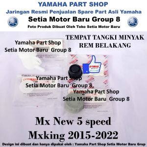 Rumah Tempat Tangki Minyak Rem Belakang Tutup Sil Seal MxKing Mx King MxNew Mx New Asli Yamaha