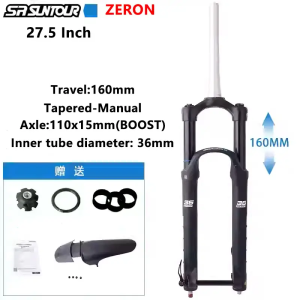 SUNTOUR ZERON Bicycle Fork 27.5 inch 29 inch Mountain Bike Front Fork Cone Tube Barrel Axle BOOST Offroad Front Fork
