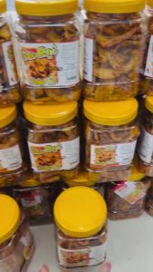 500Gr Ba rọi sấy giòn sốt mắm tỏi nguyên miếng đồ ăn vặt ngon Ăn vặt NHIMFOOD