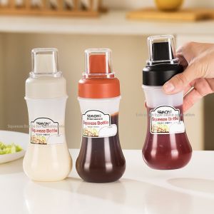 Chai ép gia vị thiết kế hiện đại đơn giản có nắp chống bụi và vạch chia độ cho nhà bếp