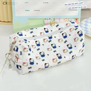 CX🎄💓💥 Đơn Giản Dễ Thương Phim Hoạt Hình Hello Kitty Mô Hình Bút Chì Trường Hợp Xách Tay Văn Phòng Phẩm Tổ Chức Pouch Kawaii Trang Điểm Lưu Trữ Túi Nguồn Cung Cấp