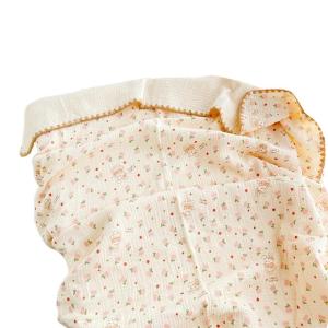 ผ้าห่มเด็กแรกเกิดผ้าฝ้ายผ้าปูที่นอนเด็กแบบพกพาผ้าพันตัวเด็กเด็กทารกผ้าห่มชุดผ้าห่มเด็กอ่อนสำหรับเด็กหญิงเด็กชาย