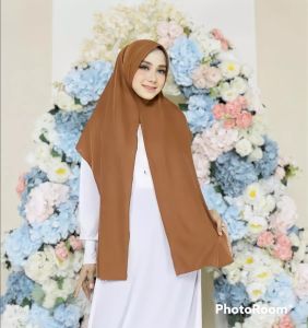 Jilbab Pashmina Nagita Jersey Pasmina Instan Ped Nagita - Kerudung Wanita