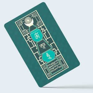 Feng Shui Amulet Card For Wealth For Health Lucky Charms Card For Home & Office