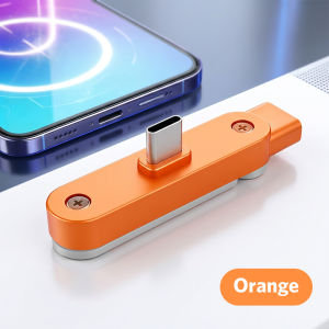 Type c Phone Charging Bracket Adapter 240W Fast Charging Type C Male to USB C Female Converter With foldable Holder