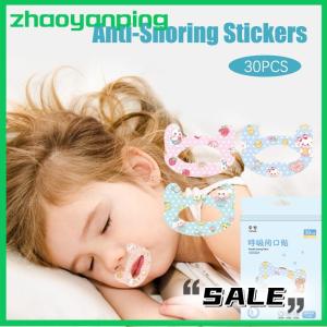 zhaoyanping 30Pcs Box Anti-Snoring Stickers For Children Sleep Closed-mouth Stickers Breathing Correction Patch Shut Up Patch Orthosis Tape