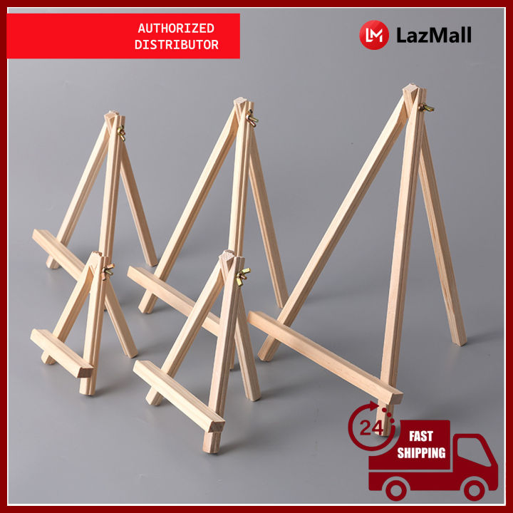 Tabletop Art Easel Triangular Mini Easel Stand Wooden Use for Table ...