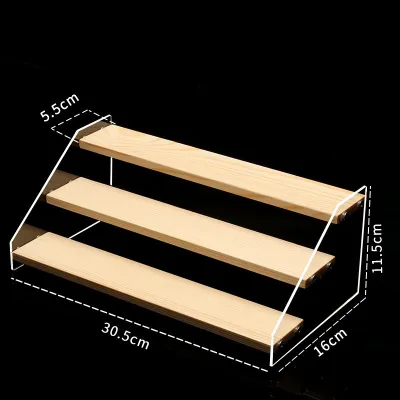 3/4/5-layer Ladder Display Storage Rack Wooden Display Rack Multi-Layer Product Display Rack Organizer