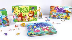 Early Education Enlightenment Tear Pull Quiet Book No Cutting Busy Book Puzzle Cognition Repeated Adhesive Book