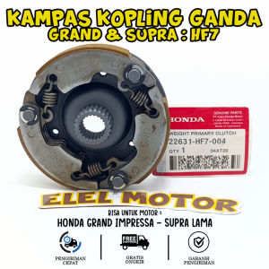 Kampas kopling ganda assy Honda Grand Supra x lama 1 set GN5 HF7