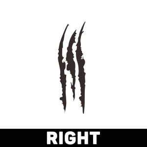 GearHaven Car Sticker Monster Claw Scratch Stripe Marks Headlight Decal Auto Body Decorative Stickers Car Styling Accessories
