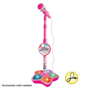 Kids Karaoke Microphone Stand - Portable Durable Party Toy with Electronic Amplifier Childrens Singing Set2026