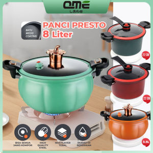 Panci Presto Model Labu 8L Totipotent Pot 28cm Anti Lengket Pressure Cooker Pelunak Daging Berbahan Batu Medis 8 Liter Wajan Premium Quality