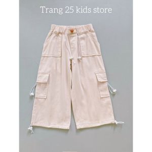Quần Bé Gái Culottes Lửng Ống Rộng Chất Đũi Chất Dù Gió Cao Cấp-k02 - Trang 25 Kids Store