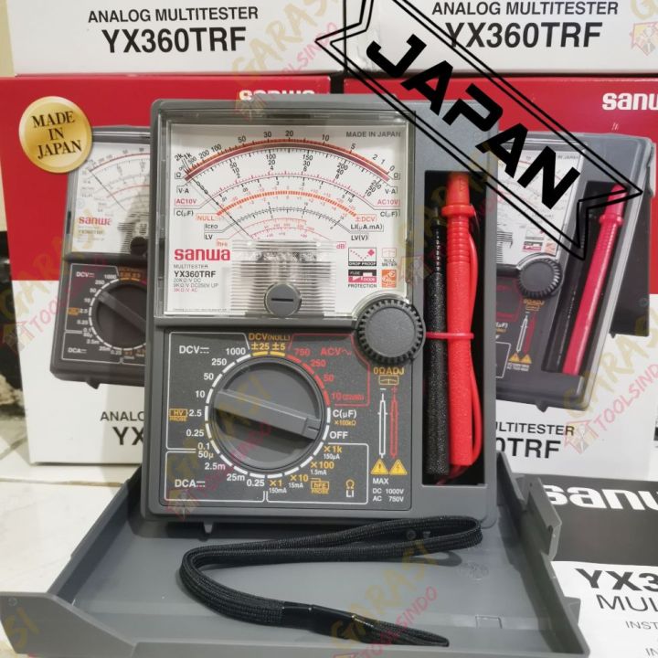 Japan Custom Multimeter multitester SANWA YX360TRF Made In JAPAN multi tester analog sanwa ...