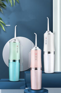 Máy tăm nước cầm tay DHA Dụng cụ làm sạch răng miệng cao cấp thế hệ mới - Tiện lợi an toàn