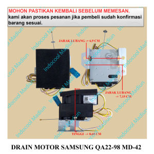 MD42 MOTOR PEMBUANGAN MESIN CUCI / MOTOR DRAIN / DRAIN MOTOR SAMSUNG QA22-98 MD-42
