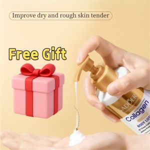 🔥【TH หุ้นท้องถิ่น】SADOER Collagen Body Milk ให้ความชุ่มชื้นชุ่มชื้นเรียบเนียนและมีแนวโน้มการดูแลผิวในฤดูใบไม้ร่วงและฤดูหนาวให้ถุงมือฟรีเพื่อให้มือของคุณสะอาด