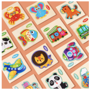 3D Wooden Puzzle Jigsaw Early Educational Learning Montessori Toys | puzzle anak mainan puzzle kayu anak