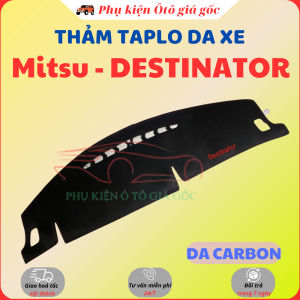 Thảm Taplo xe Mitsubishi DESTINATOR chất liệu da carbon nhung màu đen cao cấp chống nắng nóng hiệu quả
