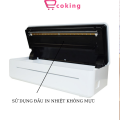 Máy in A4LE ECOKING mini bluetooth cầm tay in giấy nhiệt của máy khổ A4,A5 kết nối được tất cả các thiết bị androi và ios, laptop, pc, máy tính bảng, nhỏ gọn tiện dễ dàng mang theo.. 