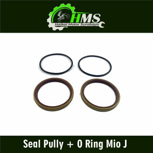 SEAL PULLY + O RING MIO J - SIL PULI CVT YAMAHA MIO J / MIO GT (Harga Per set Isi 4 Sesuai Foto Produk)