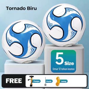 [snack time ] Bola Sepak Size 5 Pompa Jaring Pentil