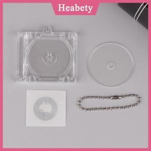 Heabety Mini NFC chức năng đĩa CD trường hợp móc chìa khóa ngoại vi kỷ niệm Album Key chủ cho DIY Ba lô mặt dây chuyền