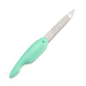 OMQAIO Có thể gập lại Giũa móng gấp Hai  Không gỉ Que đánh bóng Nhỏ gọn Bền Dải đánh bóng móng tay Phụ nữ