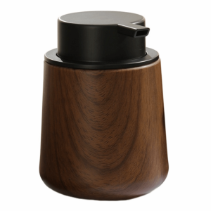 MUQZI Refillable Foaming Pump Bottle Multifunctional 250ml Liquid Lotion Storage Bottles Dispensing Bottles Leak Proof Wood Soap Dispenser Household
